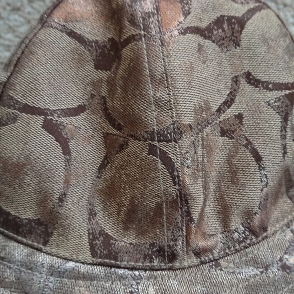 Coach signature metallic bucket hat